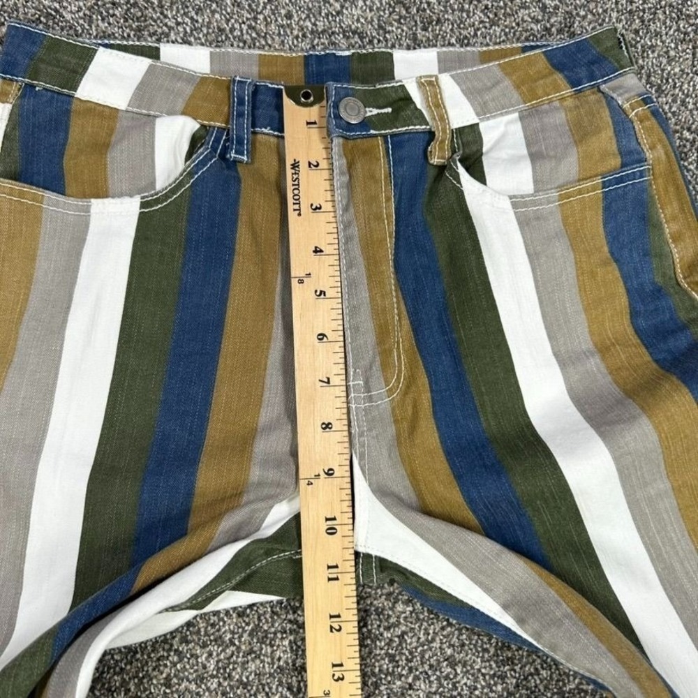 Saints & Hearts Retro High Waisted Ultra Flare Bottom Striped Pants Womens Large - Picture 8 of 11